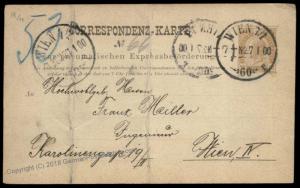 Austria Empire Rohrpost Pneumatic Mail Postal Stationary Card 69863