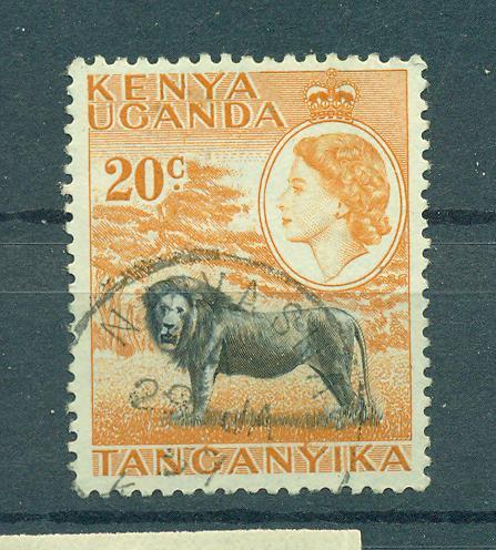 Kenya , Uganda & Tanzania sc# 107 used cat value $.25