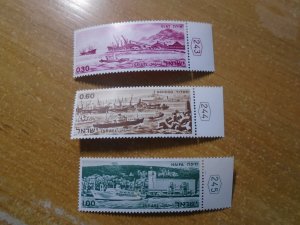 Israel  #  378-80   MNH