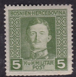 Bosnia and Herzegovina 1917 Emperor Charles 5h Mint Hung SG 417 VGC