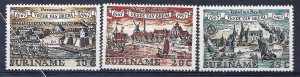 SURINAME 1967 Scott 349-51 Cmplt unused set scv $1.05 less 50%=$0.52