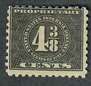 RB59 Proprietary Revenue Mint Hinged Single