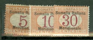 QJ: Somalia J1-2, 4 mint CV $153.50