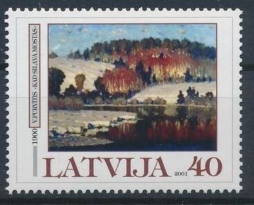 Latvia 2001 #523 MNH. Painting