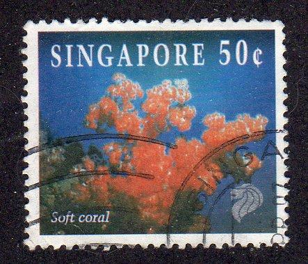 Singapore 680 - Used - Soft Coral (cv $0.90) (2)