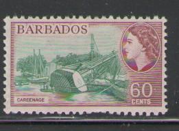 Barbados Sc 245 1956 60c Careenage QE II stamp mint