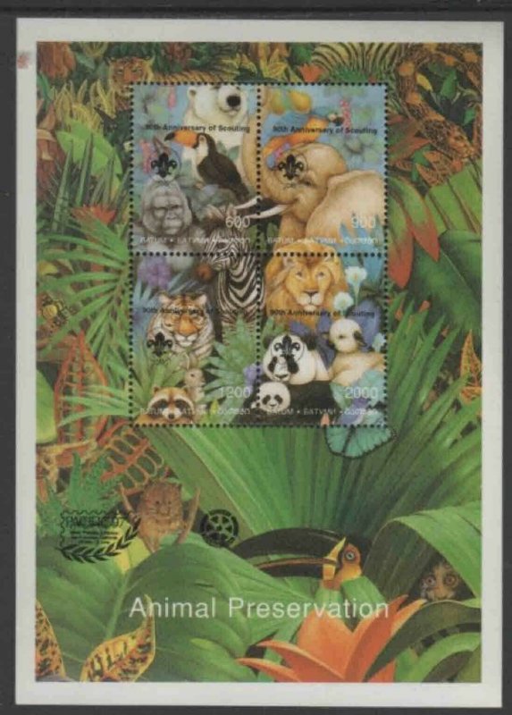 Batum MNH S/S Animal Preservation 1997