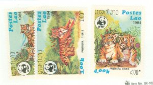 Laos #518-520 Mint (NH) Single (Wwf)