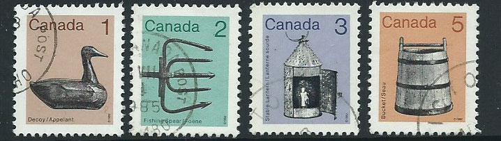 Canada SG 1054,1055, 1056, 1057 VFU