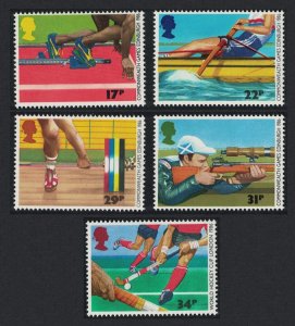 Great Britain Rowing Shooting Hockey Sport 5v 1986 MNH SG#1328-1332