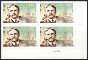 USA Sc. 4705 (45c) O. Henry 2012 MNH plate block