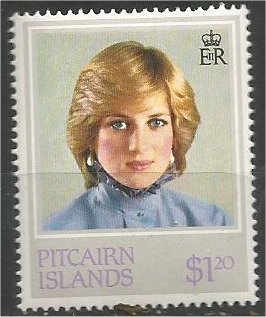 PITCAIRN ISLANDS, 1982, MNH $1.20, Royal Wedding Scott 216