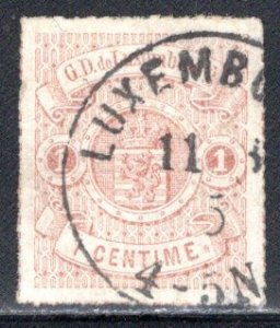 Luxembourg #17   Used   VF  CV $8.00   ...   3600017