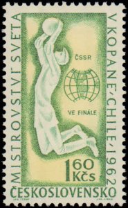 Czechoslovakia #1123, Complete Set, 1962, Never Hinged