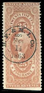 U.S. REV. FIRST ISSUE R46b  Used (ID # 76899)