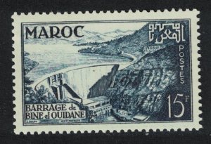 Fr. Morocco Bine el Ouidane Barrage 15f 1953 MNH SG#424a MI#363