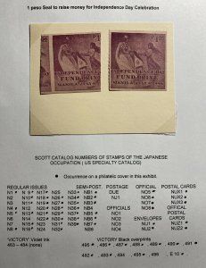 Two Commonwealth Of The Philippines 1 Peso Swap Independence Day Celebration