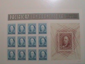 UNITED STATES STAMP:1997-SC#3139 PACIFIC 97 SAN FRANCISCO, CA.  MINT FULL PANEL