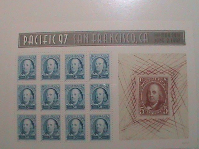 UNITED STATES STAMP:1997-SC#3139 PACIFIC 97 SAN FRANCISCO, CA.  MINT FULL PANEL