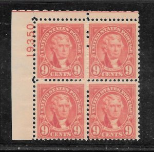 #641 MH Plate Block