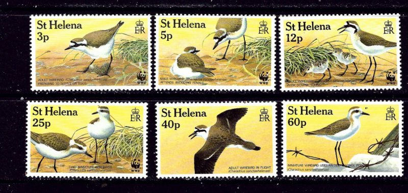 St Helena 593-98 MNH 1993 Birds