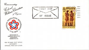 Isle of Man, Americana, Worldwide First Day Cover