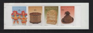 Portugal Madeira   #182-185b   MNH 1995 booklet  traditional crafts and arts