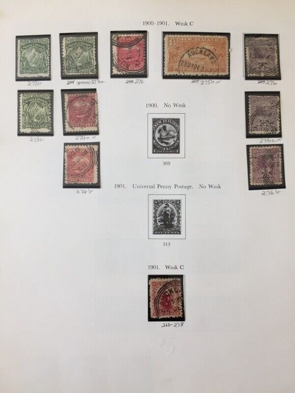 New Zealand 1855/1979 Gibbons Used MH MNH Collection To $2 & 1 Pound(700+)GM1904