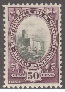 San Marino, Scott #121, MH
