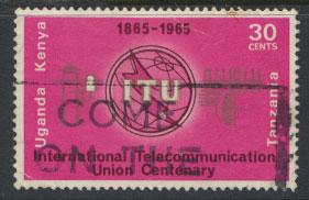 Kenya Tanzania Uganda KUT  SG 215 SC # 152 Used  ITU   see details 