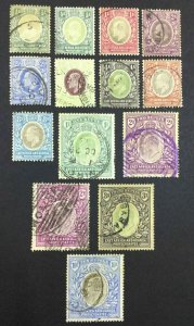 MOMEN: BRITISH EAST AFRICA 1904-07 MULT CROWN CA USED £920 LOT #64440