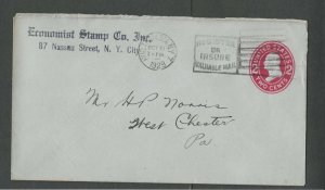 1929 Ny Economist Stamp Co Famous Stamp Dealer