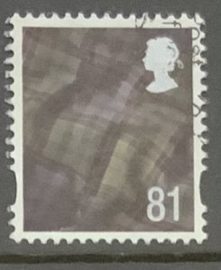 GB SCOTLAND REGIONAL ISSUE 2008 81p SGS122 USED