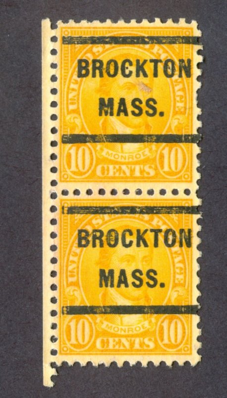 US Scott 642 Used NH F Precancel Brockton, MASS.