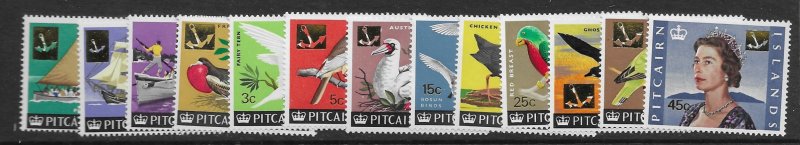 Pitcairn 72-84  1967 set 13  VF  NH