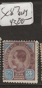 THAILAND   SC87  RAMA  24A SCARCE VALUE   MOG  P1029A H