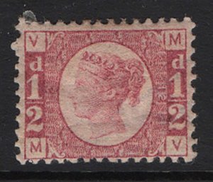 GB 1870 ½d plate 12 fine mint cat £120