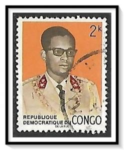 Congo Democratic Republic #648 President Mobutu Used
