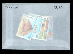 MALDIVES REPUBLIC Sc#710-714 Complete Mint Never Hinged Set