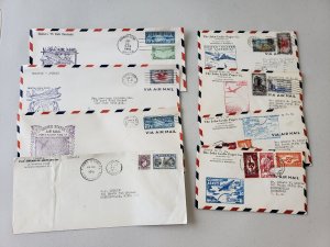 8 U.S. and Foreign Flight Covers (F32362)