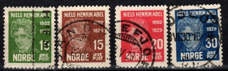 Norway #145-8  F-VF Used  CV $6.25 (X287)