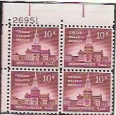 US #1044  PB Independence Hall