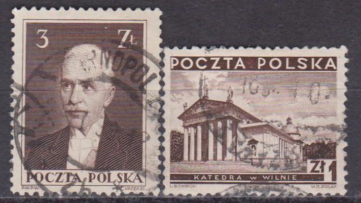 Poland #303-4 F-VF Used CV $4.15 (31813)  