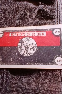 Cuba.1953-1960-Movimiento 26 de Julio.Bono Contributivo.Serie 16523.UNC.