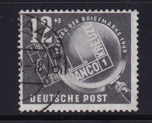 German Democratic Republic  DDR  #B14  used 1949  stamp day