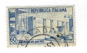 Italy SC#600 Used F-VF SCV$20.00...Worth a Close Look!