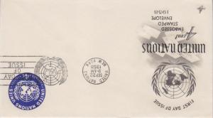 United Nations, First Day Cover, Postal Stationery