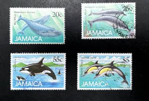 Jamaica: 1988, Marine Mammals, Fine Used set