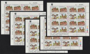 Cyprus WWF Mouflon 5 Sheetlets A 1998 MNH SC#920-923 SG#941-944 MI#914-917