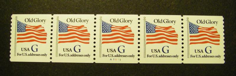 Scott 2890, 32 cent G Flag, PNC5, #A1113 MNH, NICE